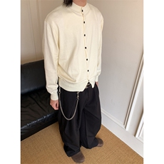 简约高级感韩系氛围感针织开衫男女同款M856-P75，男装针织衫/毛衣，星座918-1