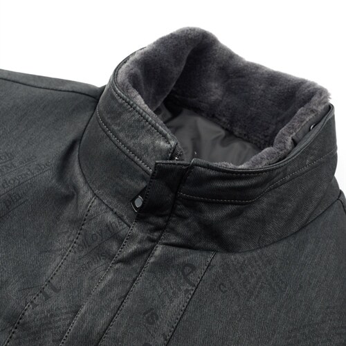 冬季新款脱卸内胆皮羽绒服外套爸爸装立领上衣YYYR062130-P275图片