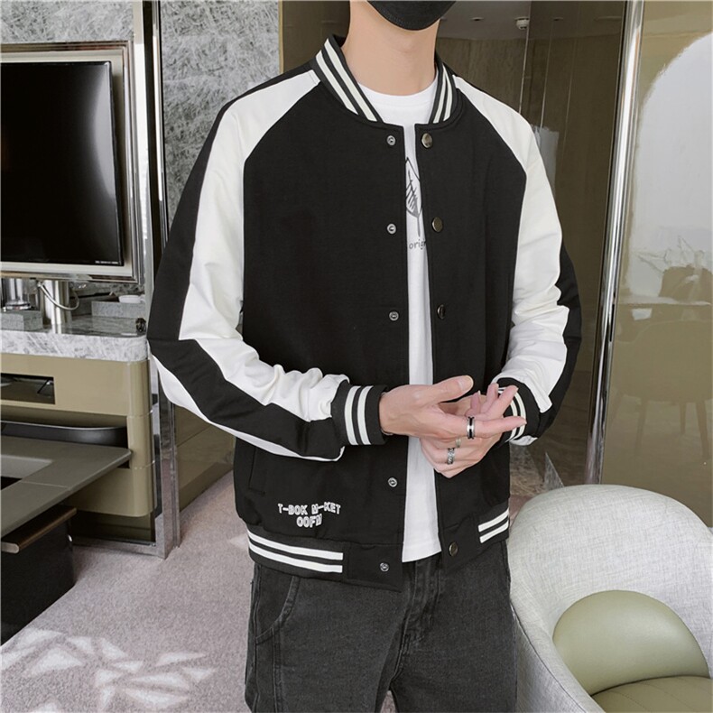 2025春季休闲夹克男潮流时尚棒球服夹克外套A210-JK003-P70,男装夹克,星座210-3