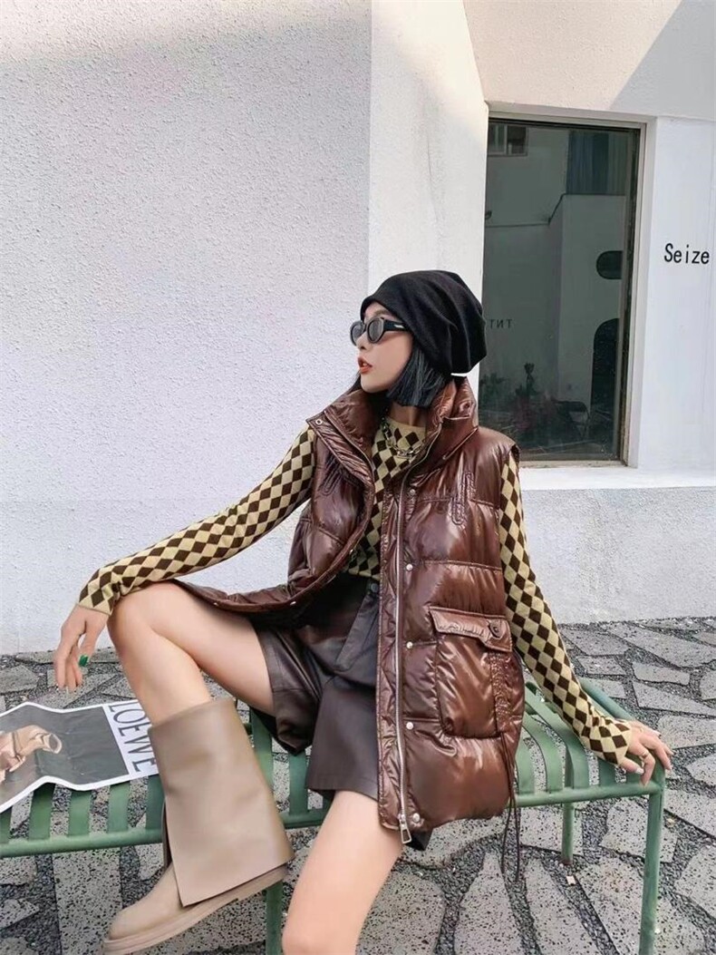 爱美欧现货羽绒马甲，女装马甲，爱美欧