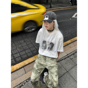【有货】cleanfit迷彩工装裤男美式vibe风裤子高街N0088LL-特P48图片