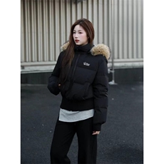 W588-P882025冬季新款大毛领面包服棉衣棉服短款外套，男装棉衣，星座911-1