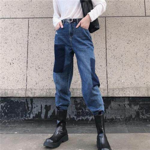 春季新款洗水牛仔裤，女装牛仔裤，1+1 MAIN ROAD