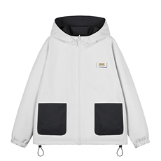 秋季新款现货户外夹克男双面穿立领冲锋衣外套DSA157B-JK7902-P80，男装夹克，电商A157B