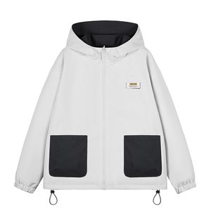 秋季新款现货户外夹克男双面穿立领冲锋衣外套DSA157B-JK7902-P80图片