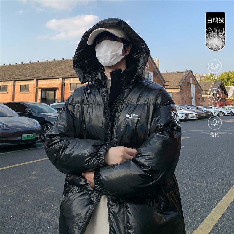 特批港风外景新款标80白鸭绒连帽羽绒服YR100P165控268,男装羽绒服,电商A247
