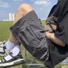 皱感【三防】金属皮标速干运动沙滩休闲短五分裤XK007-P50控68，男装休闲裤，星座216(原A116)