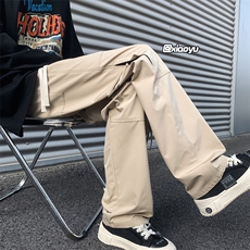 XZ616秋季新款防水冲锋裤拉链设计感休闲长裤TY936P45控58，男装休闲裤，星座512A（原616）