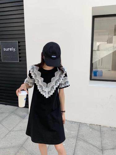 花边连衣裙，女装连衣裙，深度