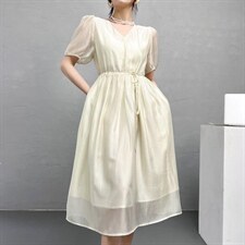 现货夏季新款连衣裙，女装连衣裙，序儿