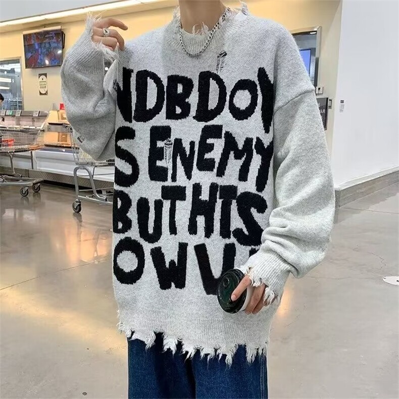 MM138-P65软糯温柔毛衣女春秋宽松加厚慵懒风bf秋冬内搭针织衫，女装针织衫/毛衣，星座617A-2