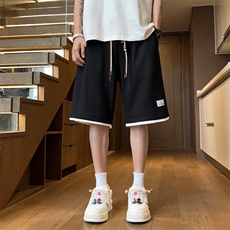 ！2025夏季新款男士假两件短裤学生百搭五分裤DK269特P30，男装休闲裤，电商B220