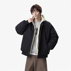 无影墙美式潮牌工装棉服男女冬季宽松休闲假两件外套-A2357P88，男装棉衣，电商B241