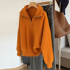 2025年秋季时尚百搭通勤简约休闲套头羊毛衫，女装羊毛衫，锦弘羊绒