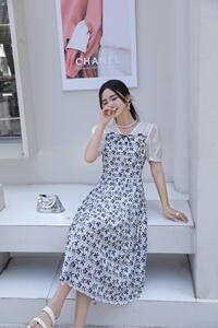 2023夏小清新连衣裙,女装连衣裙,贻思茗