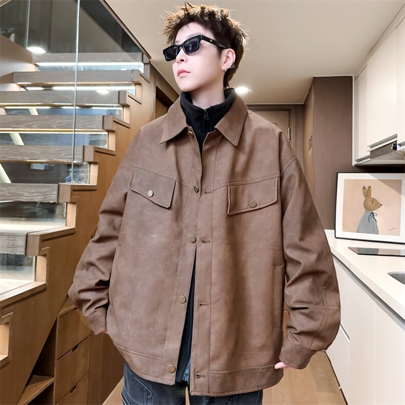三合一两件套冬季翻领皮棉衣男士棉服潮流棉袄A266-PYT0091-P135,男装棉衣,电商A266