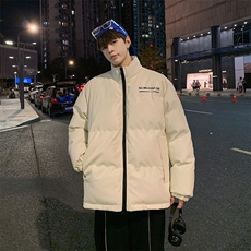 pu皮棉服男新款痞帅时尚羽绒棉衣ins潮牌宽松冬装棉袄男士外套，男装棉衣，星座410-6（原星座1304-1）