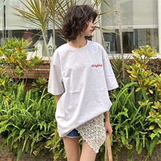 万针全刺绣工艺抖音得物高品质260克重磅纯棉双纱美式高街短袖T恤，男装T恤，电商A486