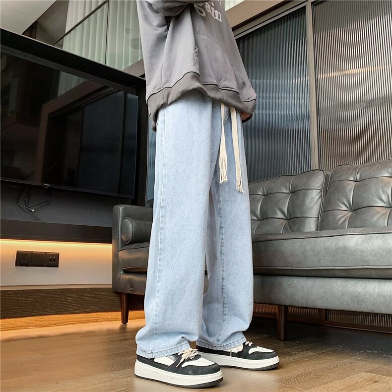 美式牛仔裤男款秋季长裤潮H009P32,男装牛仔裤,星座1116-2