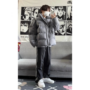 网络图现货！立领褶皱棉服外套高级设计感小众短款棉服RM303-P100图片