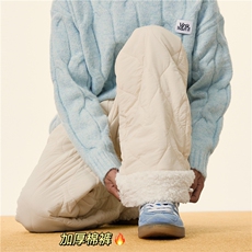 抖音品质冬季新款加厚保暖棉裤葫芦格宽松长裤B313-K877-p65控88，男装休闲裤，电商B313
