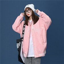 2021情侣宽松连帽夹克秋季男士休闲外套上衣学生飞行服WT33 P85图片