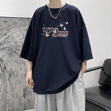 冰丝七分袖t恤男大码五分袖男短袖男中袖Q11443-P30，男装T恤，电商A040