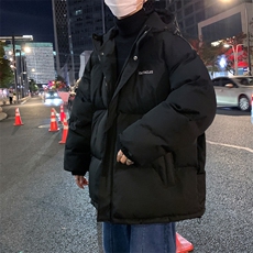 冬季加厚棉衣男潮流休闲棉袄字母印花棉服新款男A266-WT09-P65，男装棉衣，电商A266