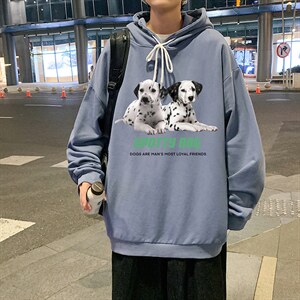 WY2263-P35 纯棉连帽卫衣男大码运动帽衫宽松薄外套男图片