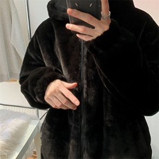冬季新款连帽夹棉保暖外套韩系毛绒休闲棉衣男D2661-TP70138，男装棉衣，电商A102