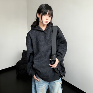 抖音904-2-CD612-P60加绒P70控98重磅卫衣连帽外套重磅男女潮图片