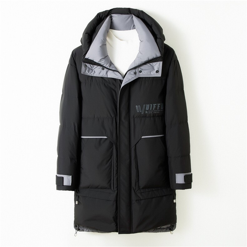 新款羽绒服男白鸭绒中年商务男式爸爸装休闲羽绒外套ALXB817-P385,男装羽绒服,电商B212（原钱塘6029）
