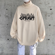 抖音供货、现货秋季冬高领毛衣宽松打底衫D223A-MG2307-特P45，男装针织衫/毛衣，电商019-1