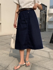 牛仔半裙，女装半身裙，肆尔