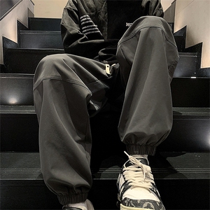 24春款港风工装休闲裤束脚裤男KP213P55