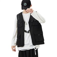 新款秋季工装马甲背心男休闲外套潮牌宽松马夹MJ03/，男装背心/马甲，星座608A