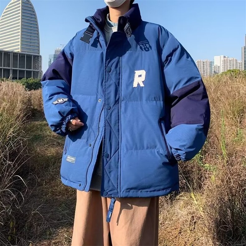 绣花棉衣男冬季棉袄外套韩版潮流面包服  MY889 P82图片