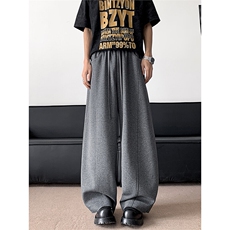 2025新款重磅弯刀卫裤运动长裤宽松高街痞帅现货K8417-P33，男装休闲裤，星座512-4