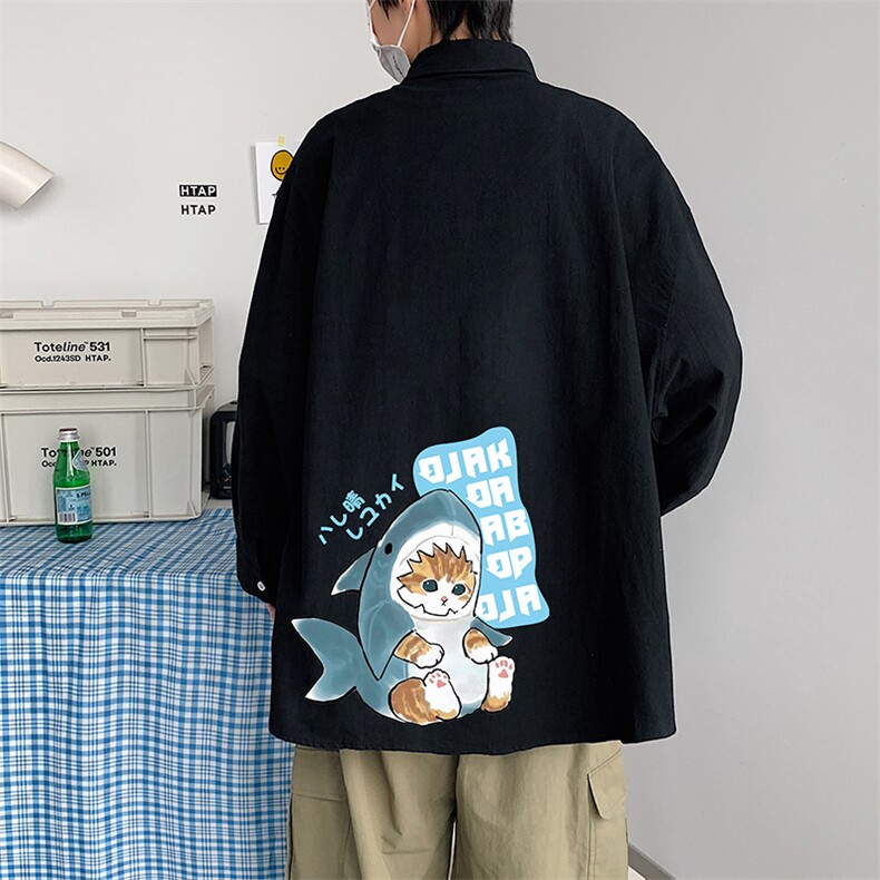 CS15217-P38长袖衬衫男士大码宽松衬衣男寸衫男寸衣，男装衬衫，电商A040