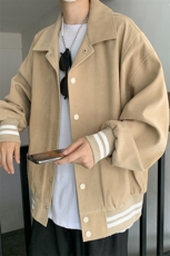 美式复古翻领棒球服男韩版宽松夹克外套男B289-JK702-P105，男装夹克，电商B289