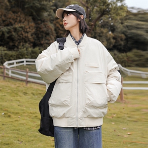 新款冬季棉衣潮牌工装羽绒棉服情侣加厚棉袄外套 A436-5973-P125图片