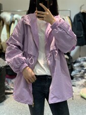 新款韩版连帽收腰休闲宽松外套，其它，L·H·X