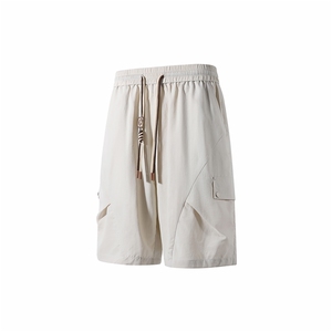褶皱解构设计速干五分休闲短裤 DK008立体 锦纶(S-2XL)TP22图片