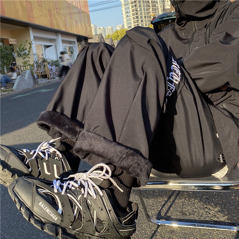 抖音品质冬季新款加绒保暖冲锋裤宽松休闲B315-K23523JR-p60控78,男装棉衣,电商B315