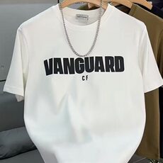 美式重磅短袖t恤2025夏季纯棉半袖潮流时尚男新款圆领宽松上衣，男装T恤，电商B212（原钱塘6029）