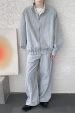 春秋男士韩系设计款牛仔割洞提花重工水洗长袖外套上衣P78，男装工装外套，电商B319