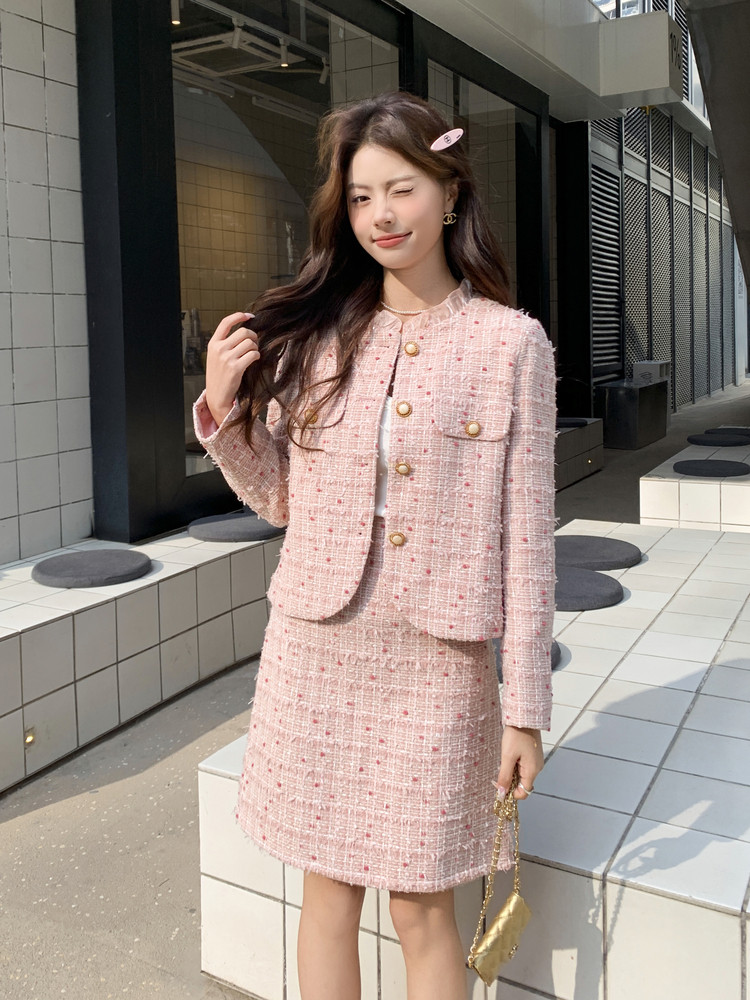 女纽扣成人四季2026年春季两件套中式长袖女装女士精品套装,女装套装/套裙,凡歌灵