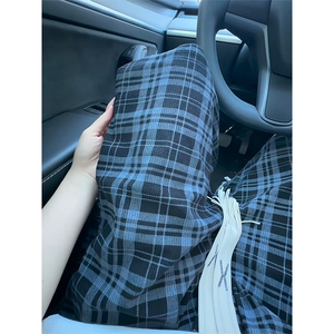 YK86081-P20 聚酯纤维 cleanfit黑白格子短裤男夏季潮牌裤子图片