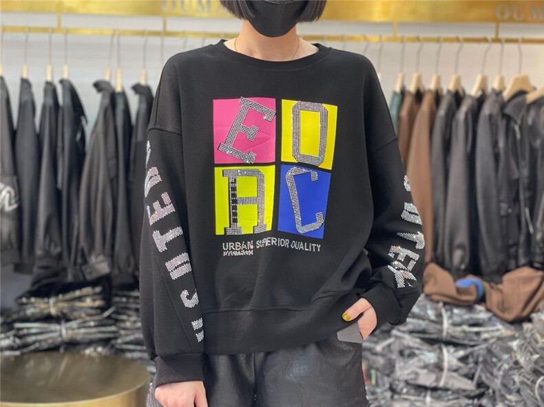 卫衣，女装卫衣/绒衫，欧麦妮