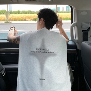 量大优 得物抖音高品质重磅230克美式印花无袖t恤背心WB307 特P18图片